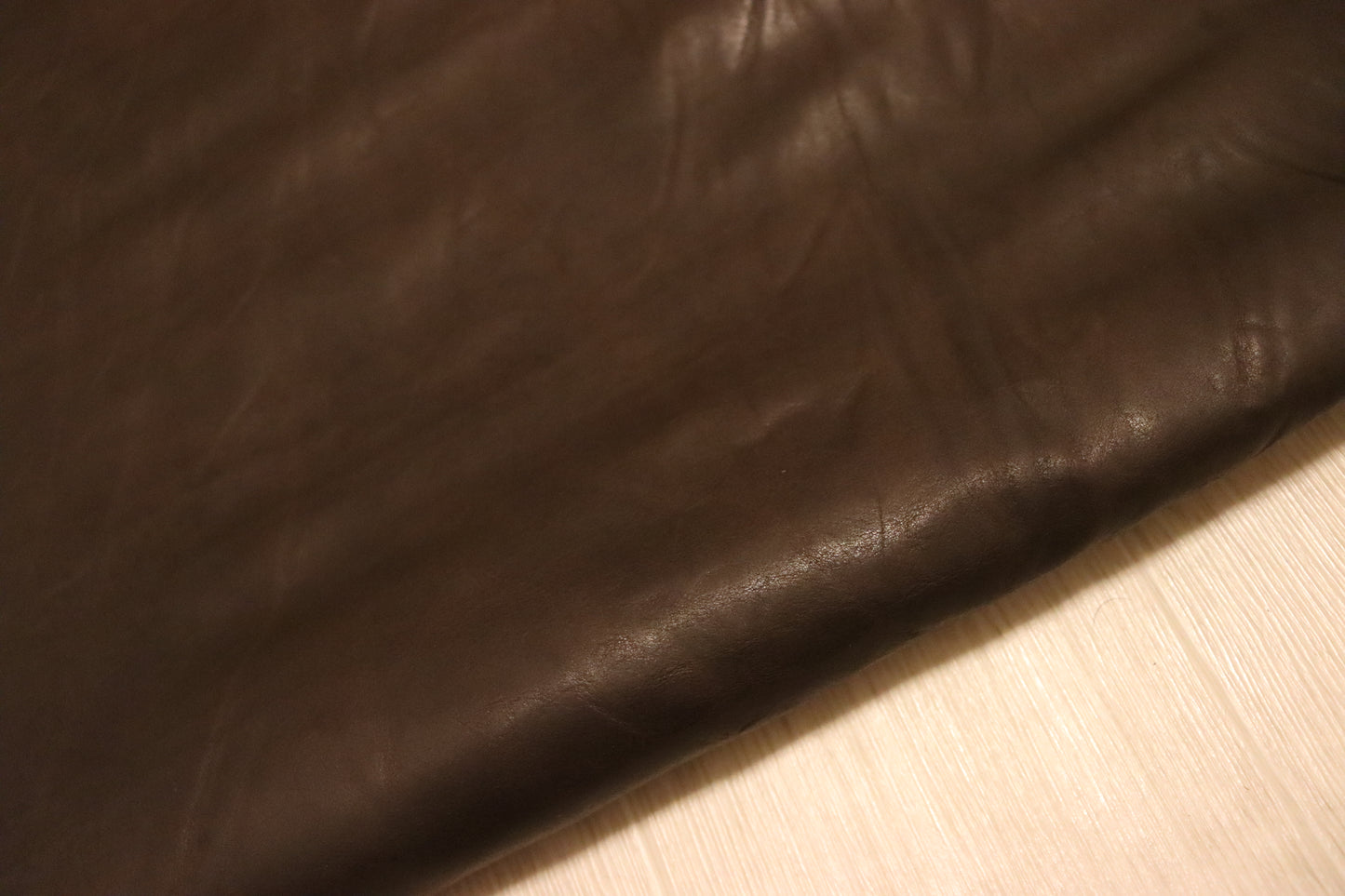 ds38円!新入荷!絞り加工 オイルヌメ ヴィンテージブラウン 200ds