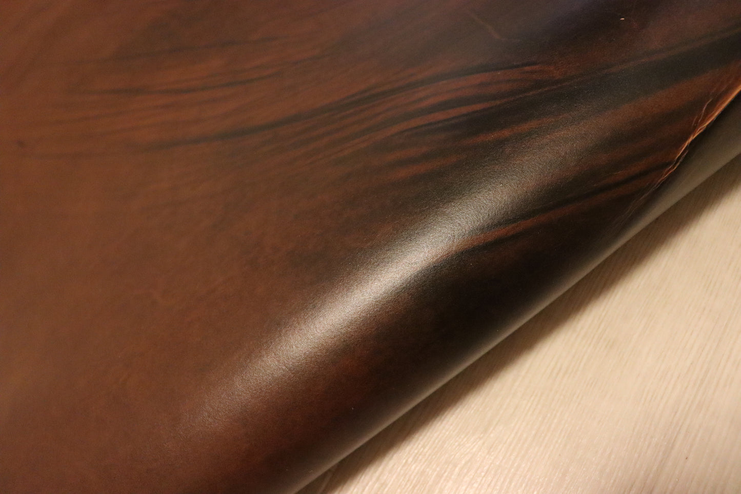ds53円!新入荷!CONCERIA 800社 ブラウン 汚し染 ヌメ革 125ds