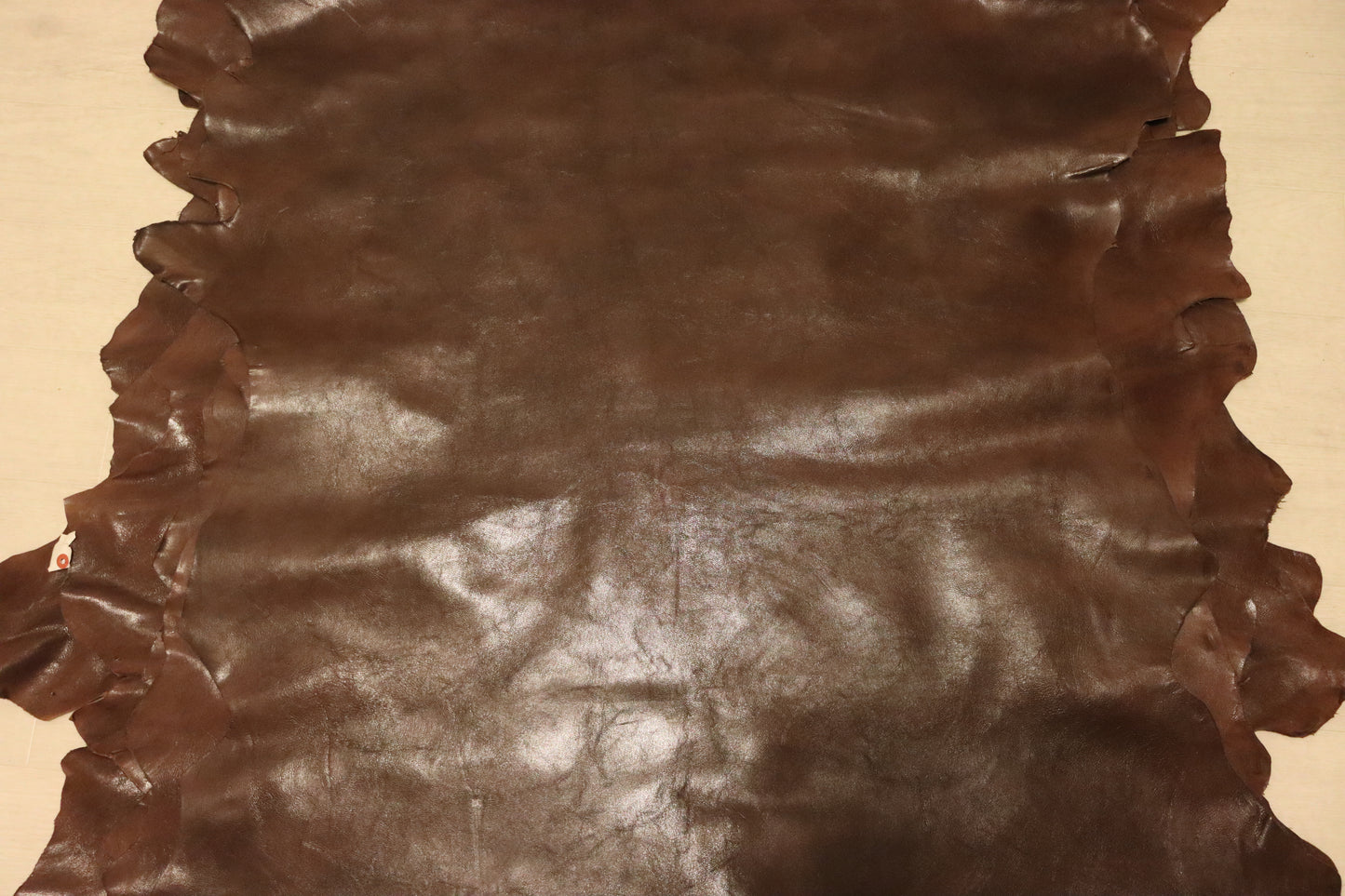 ds28円!新入荷!フルベジタブル ヤギ革 ヌメ革 ダークブラウン 84ds