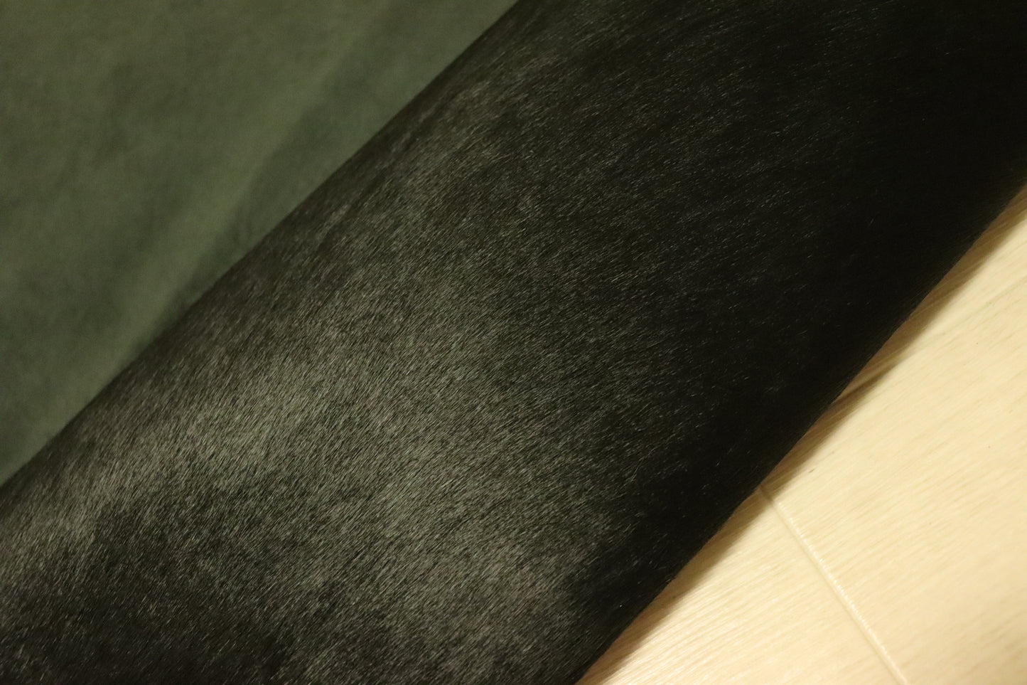 ds35円!新入荷!秋冬制作に!毛皮 ブラック 166ds