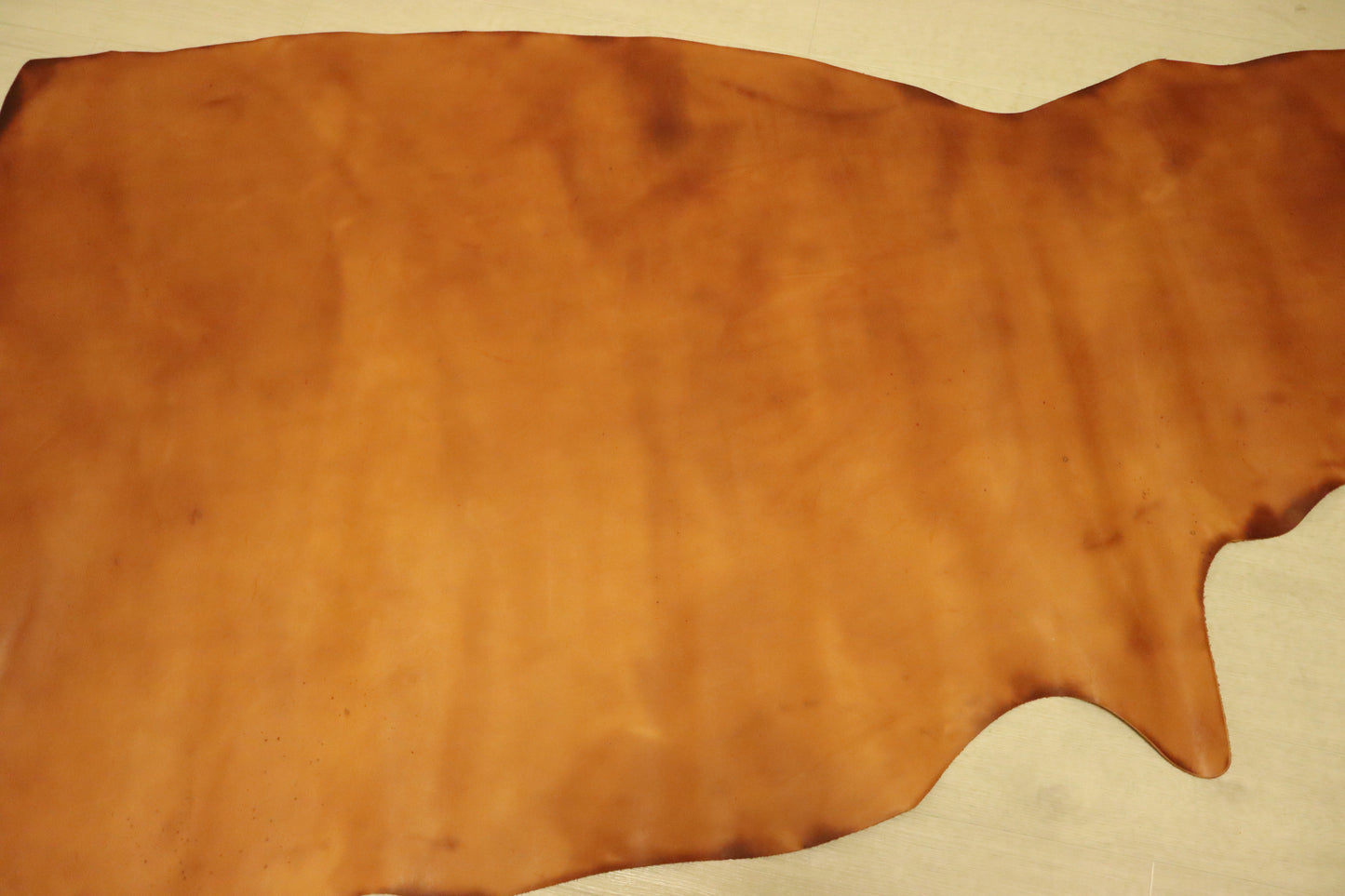 ds35円!クラフトの定番!オイルヌメ キャメル系 ヌメ革 160ds