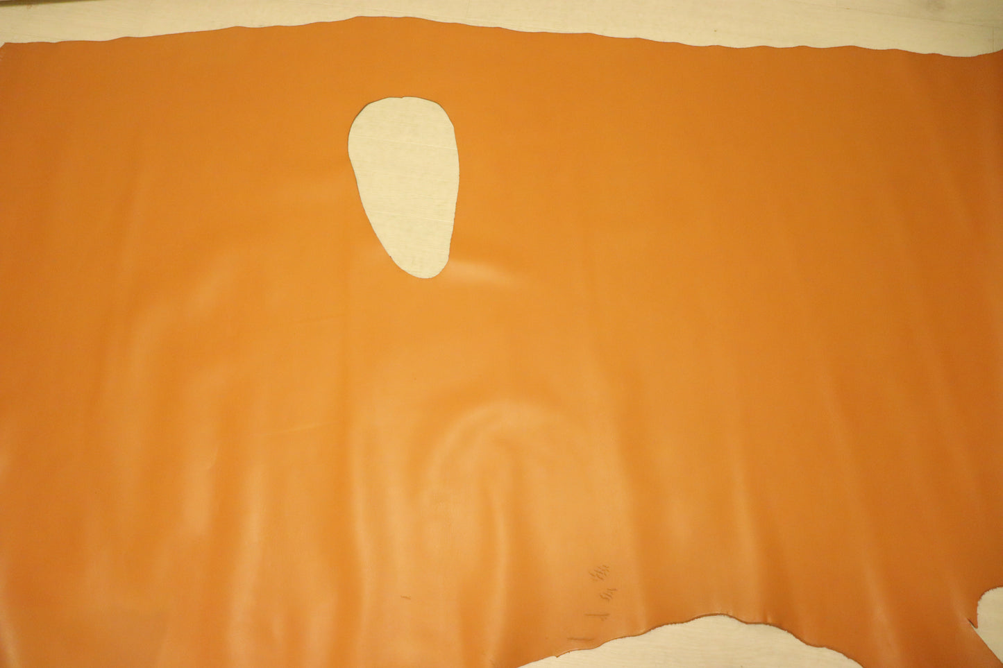 ds28円!新入荷!姫路レザー オレンジ スムース加工 240ds