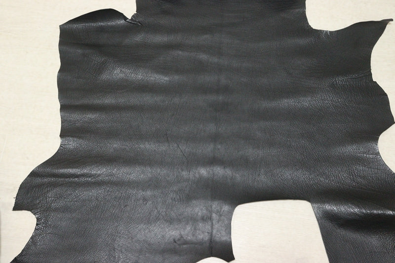 ds30円！[ブラック]新入荷 国産 牛革 コンビヌメ革 スムース加工 70ds