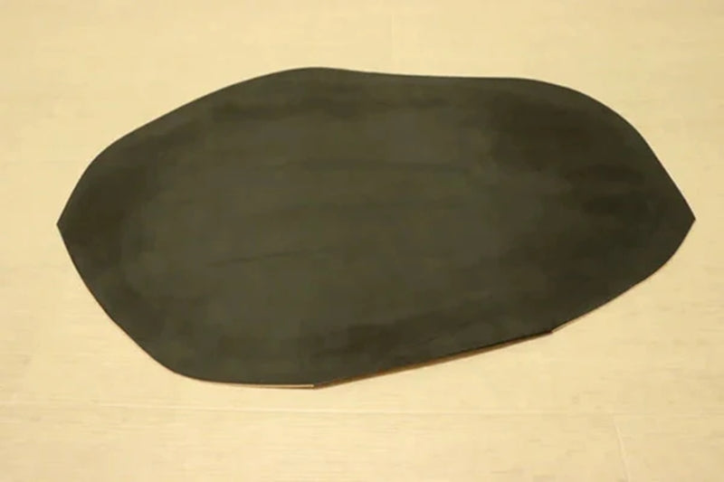 ds380円!新入荷!新喜皮革製 コードバン 染料仕上げ 蝋引き ブラック 26ds