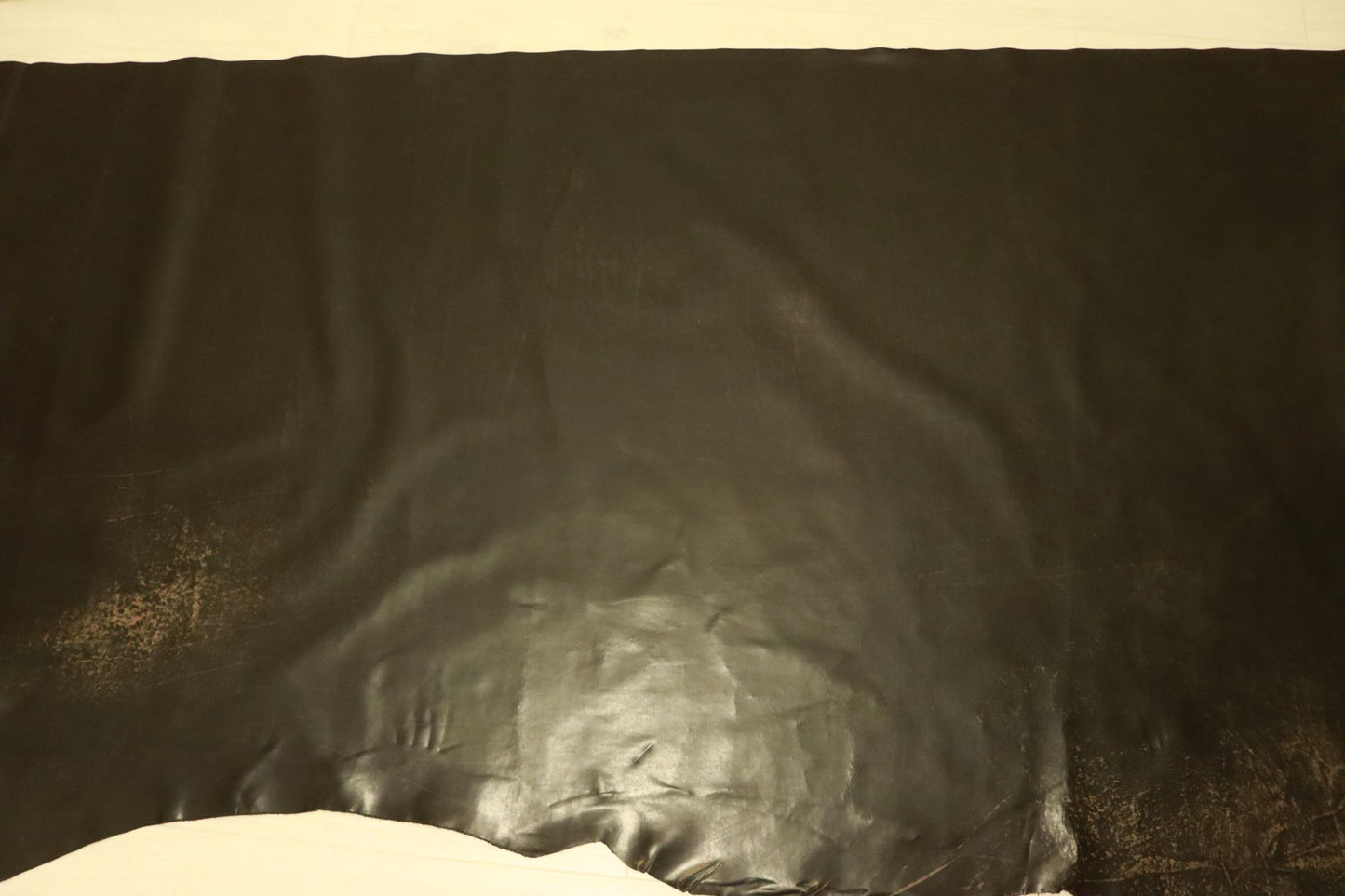 ds38円!新入荷!上質!コーヒーブラウン ムラ染加工 オイルレザー 190ds