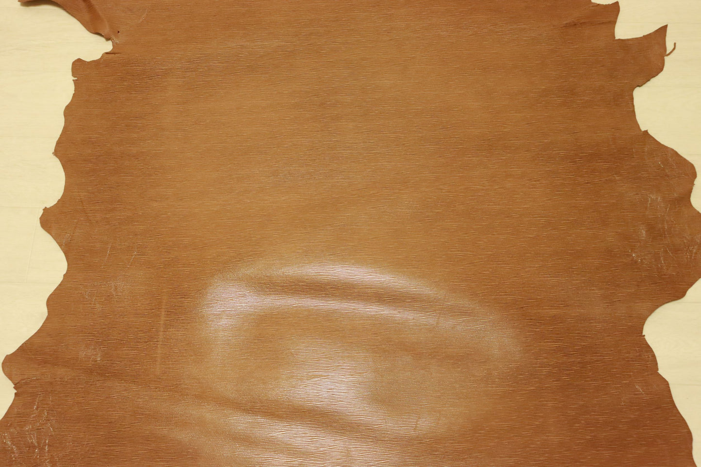 ds28円!SALE!エピ型押し ナチュラルブラウン ヌメ革 豚革 136ds