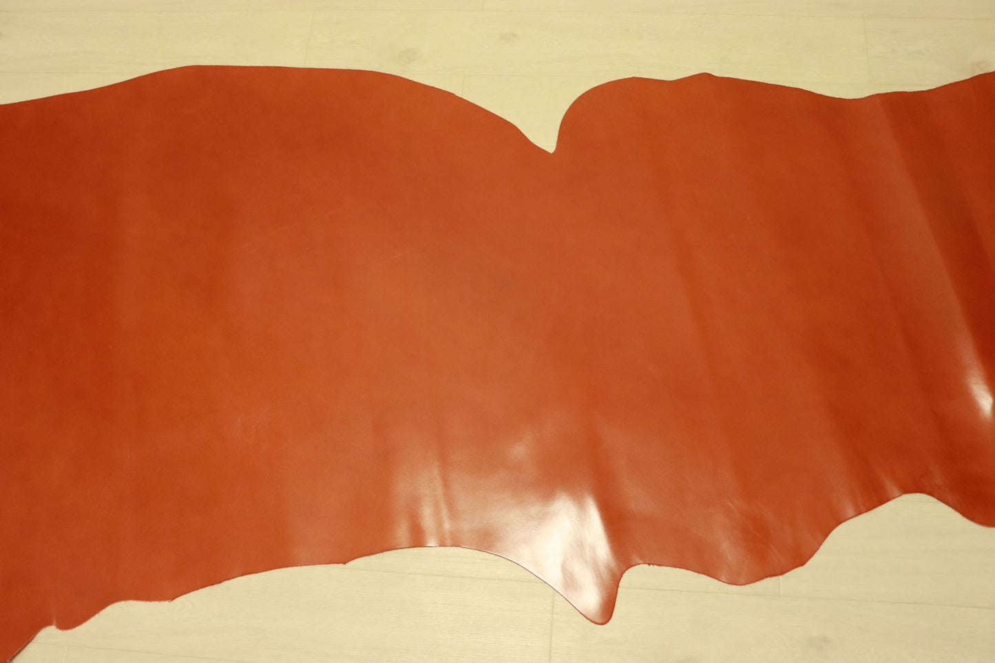 ds53円!新入荷!アニリン仕上げ ヌメ革 オレンジブラウン 165ds