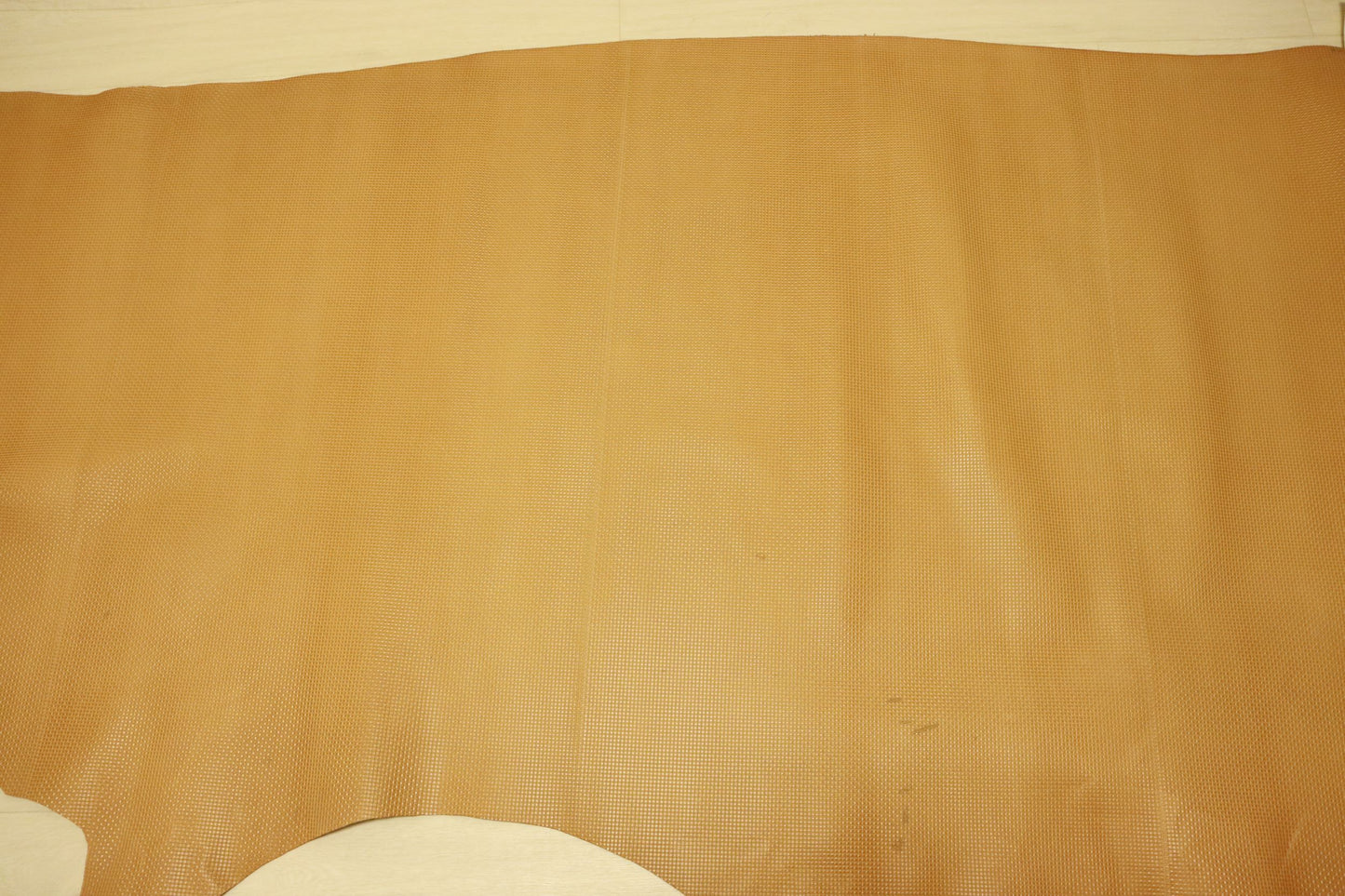 ds30円!SALE!顔料仕上げ オレンジブラウン メッシュ型押し 215ds