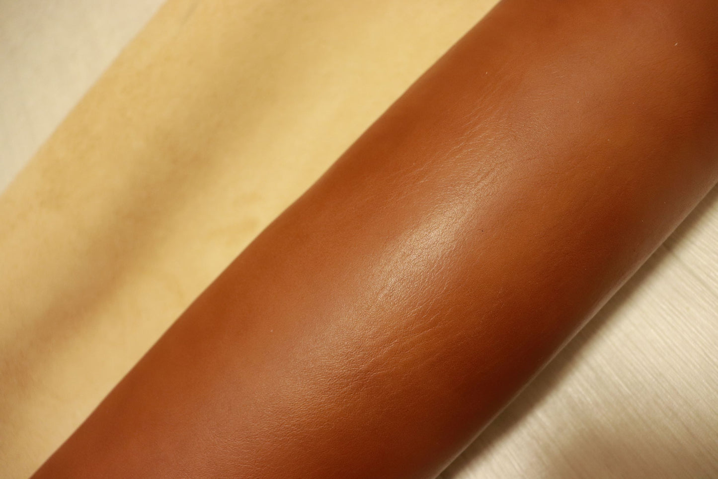 ds35円!セミベジタブル キャメル 大きめハギレ 140ds