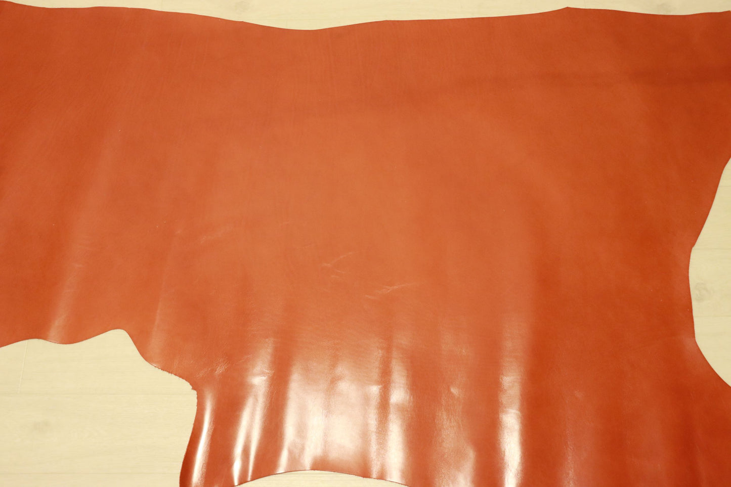 ds53円!新入荷!アニリン仕上げ ヌメ革 オレンジブラウン 179ds