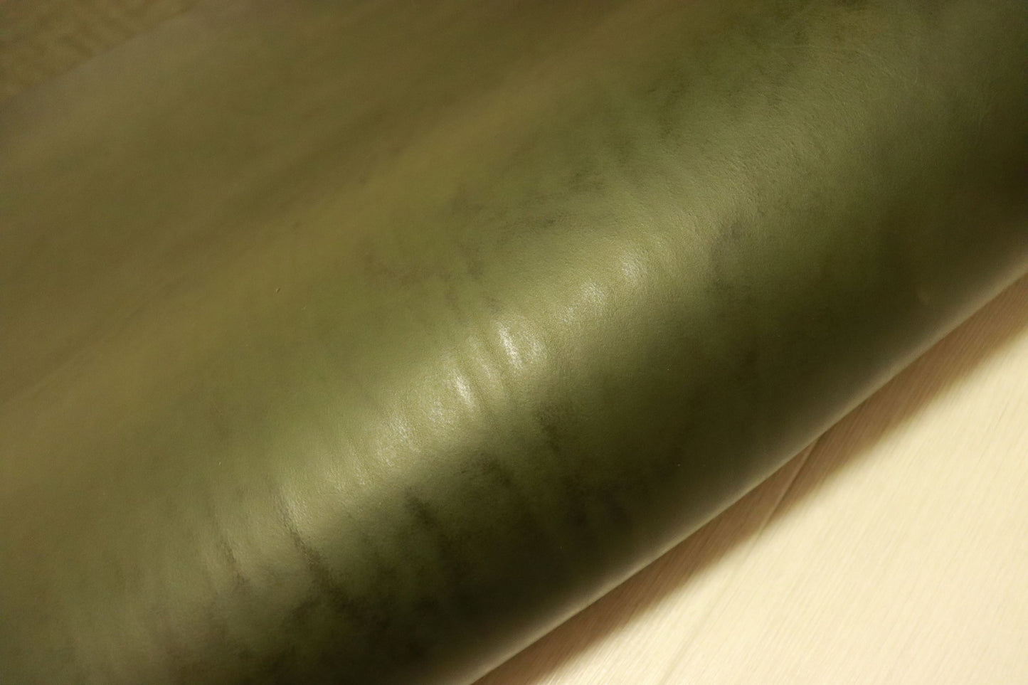 ds75円!新入荷!上質!極厚 オイルヌメ ダークグリーン ショルダー 155ds