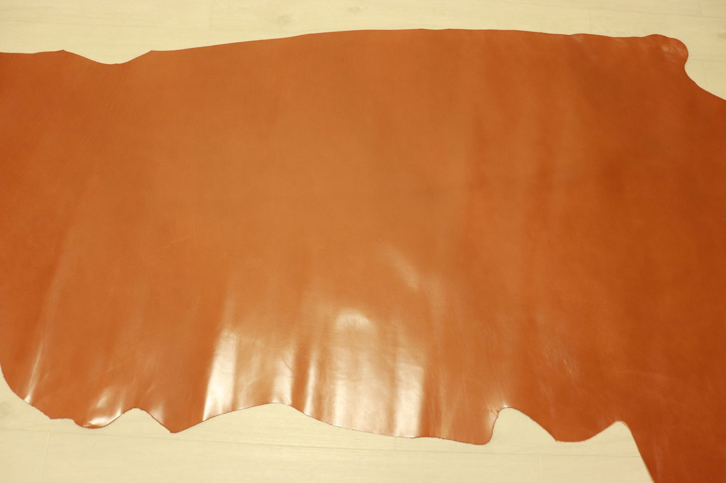 ds53円!新入荷!アニリン仕上げ ヌメ革 オレンジキャメル 190ds