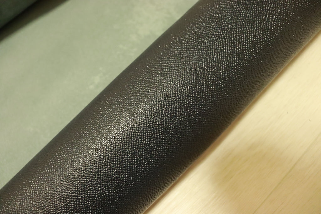 ds35円！[ネイビー]上質！イタリアンレザー 牛革 エンボス加工