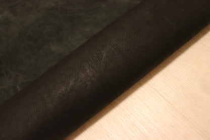 ds75円！イタリアンレザー　ショルダー　ダコタ　ブラック　オイルヌメ　120ds