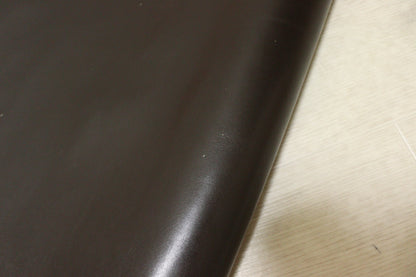 ds28円！イタリアンレザー　ダークブラウン　スムース加工　201ds