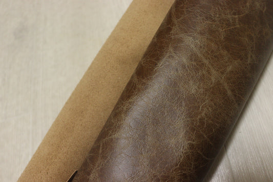 ds30円！新入荷！イタリアンレザー　プルアップ加工　マロンブラウン　213ds