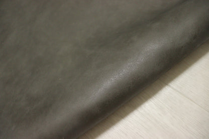 ds28円！ イタリアンレザー 　 アンチック加工　アッシュグレー　271ds