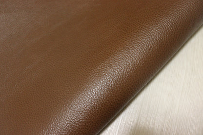 ds38円！新入荷！イタリアンレザー　やや訳あり　シボ型押し　チョコブラウン　175ds