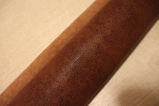 ds75円！新入荷！イタリアンレザー　ムラ染加工　ショルダー　レッドブラウン　115ds