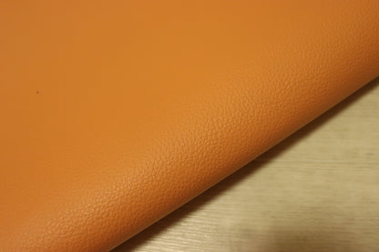 ds25円！ 新入荷！姫路レザー　顔料仕上げ　オレンジ　シボ型押し　200ds
