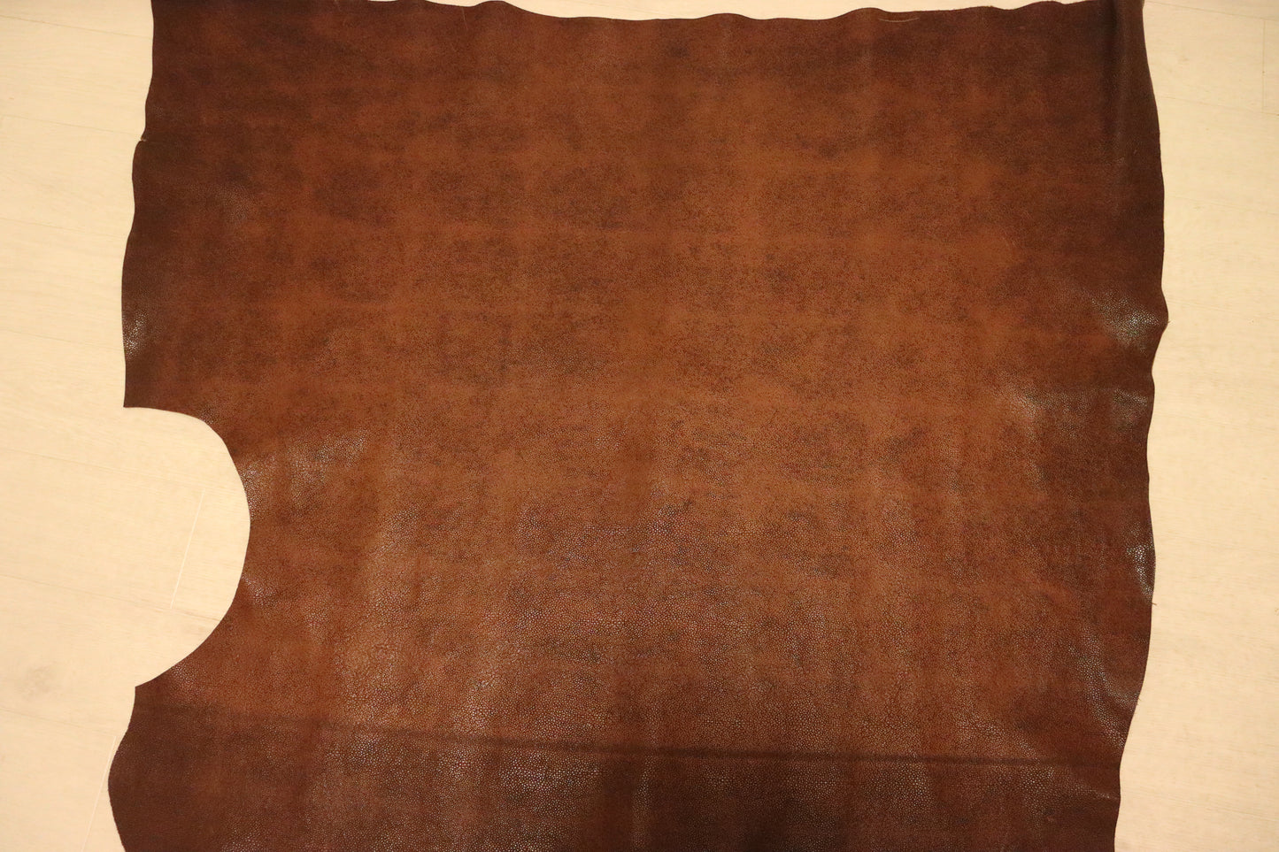 ds75円！新入荷！イタリアンレザー　ムラ染加工　ショルダー　レッドブラウン　115ds