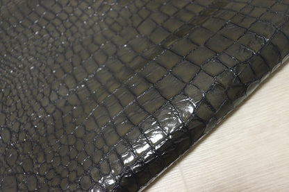 ds30円！新入荷！エナメル　クロコ型押し　グレー　90ds