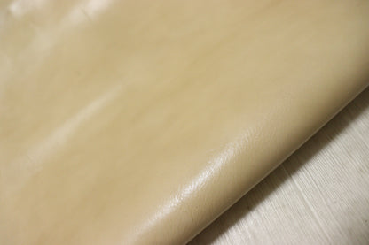 ds30円！新入荷！セミアニリン　ヌメ革　ベージュ　214ds