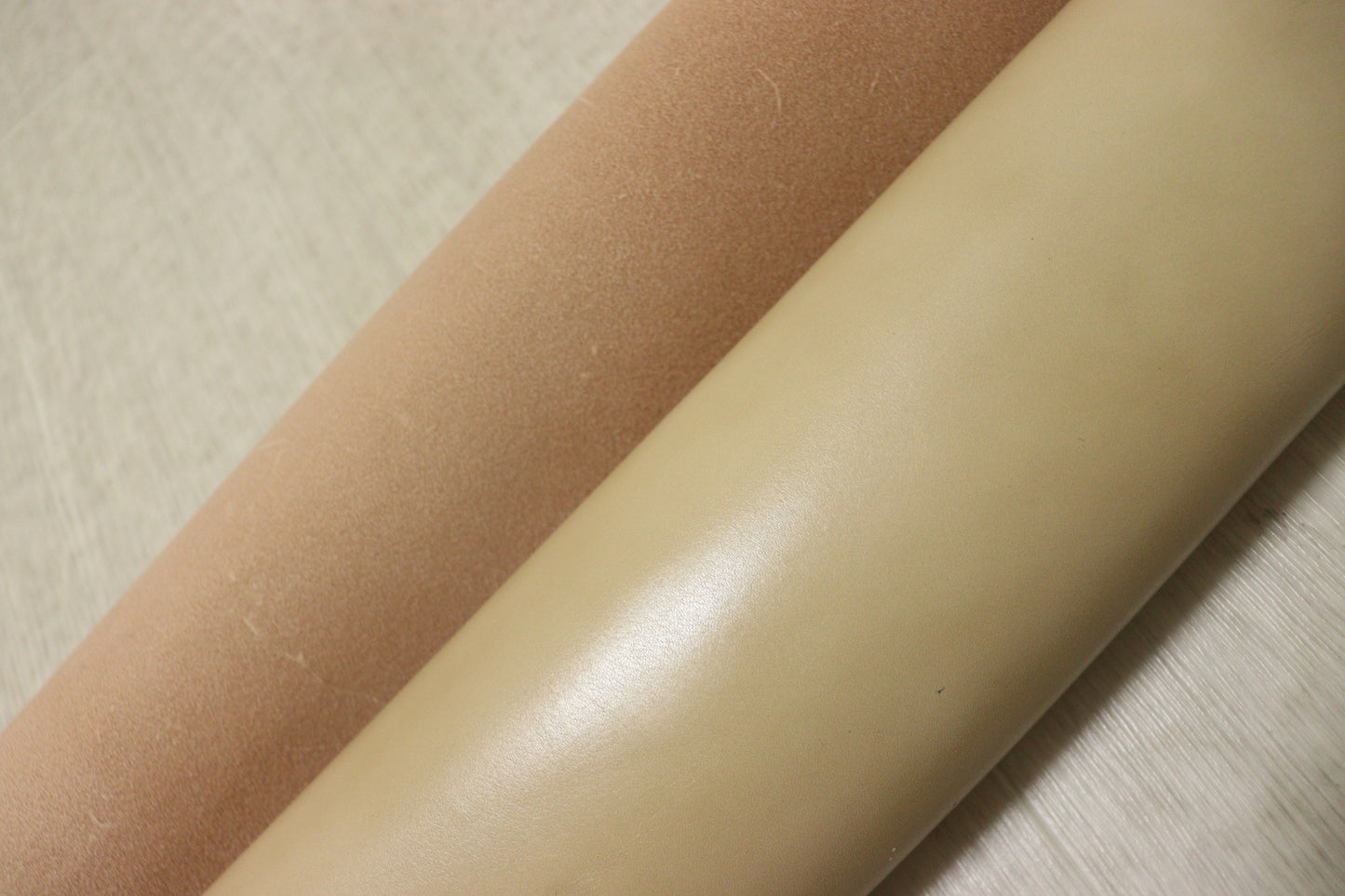 ds30円！新入荷！セミアニリン　ヌメ革　ベージュ　214ds