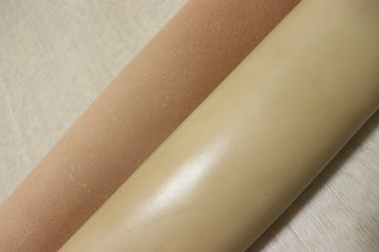 ds30円！新入荷！セミアニリン　ヌメ革　ベージュ　214ds