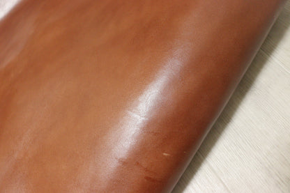 ds45円！新入荷！キャメルブラウン　アンチック加工　ヌメ革　170ds