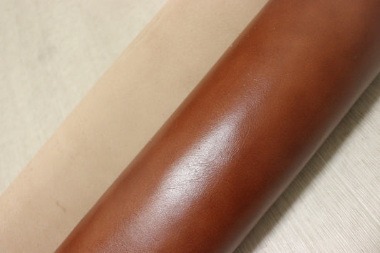 ds45円！新入荷！キャメルブラウン　アンチック加工　ヌメ革　170ds