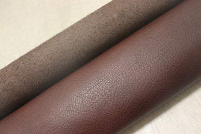 ds28円！新入荷！チョコブラウン　バッファロー型押し　247ds