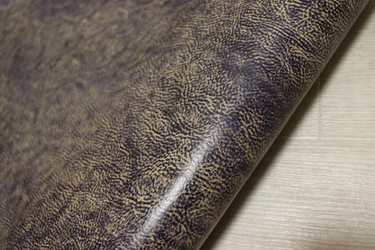 ds70円！新入荷！上質！特殊加工　ムラ染　ダークバイオレット　ショルダー　ヌメ革　108ds