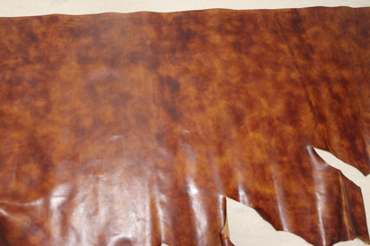 ds28円！新入荷！アンチック加工　エナメル　キャメルブラウン　208ds