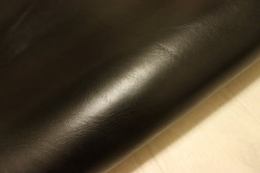 ds75円！新入荷！上質！極厚ヌメ　ショルダー　ブラック　138ds