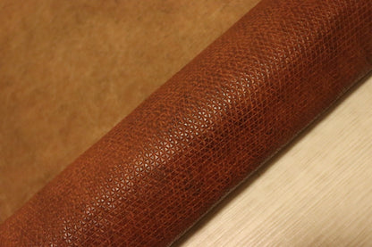 ds72円！イタリアンレザー　オイルヌメ　ショルダー　ダイヤ型押し　108ds