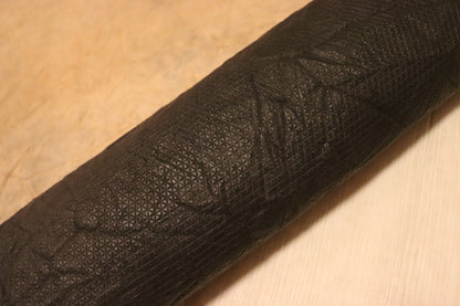 ds72円！イタリアンレザー　オイルヌメ　ショルダー　絞り加工　ブラック　123ds