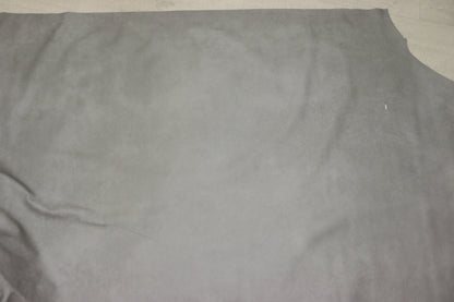 ds28円！イタリアンレザー　もちもち　アンチック加工　アイスグレー　287ds