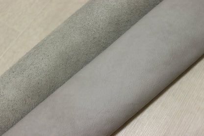 ds28円！イタリアンレザー　もちもち　アンチック加工　アイスグレー　287ds