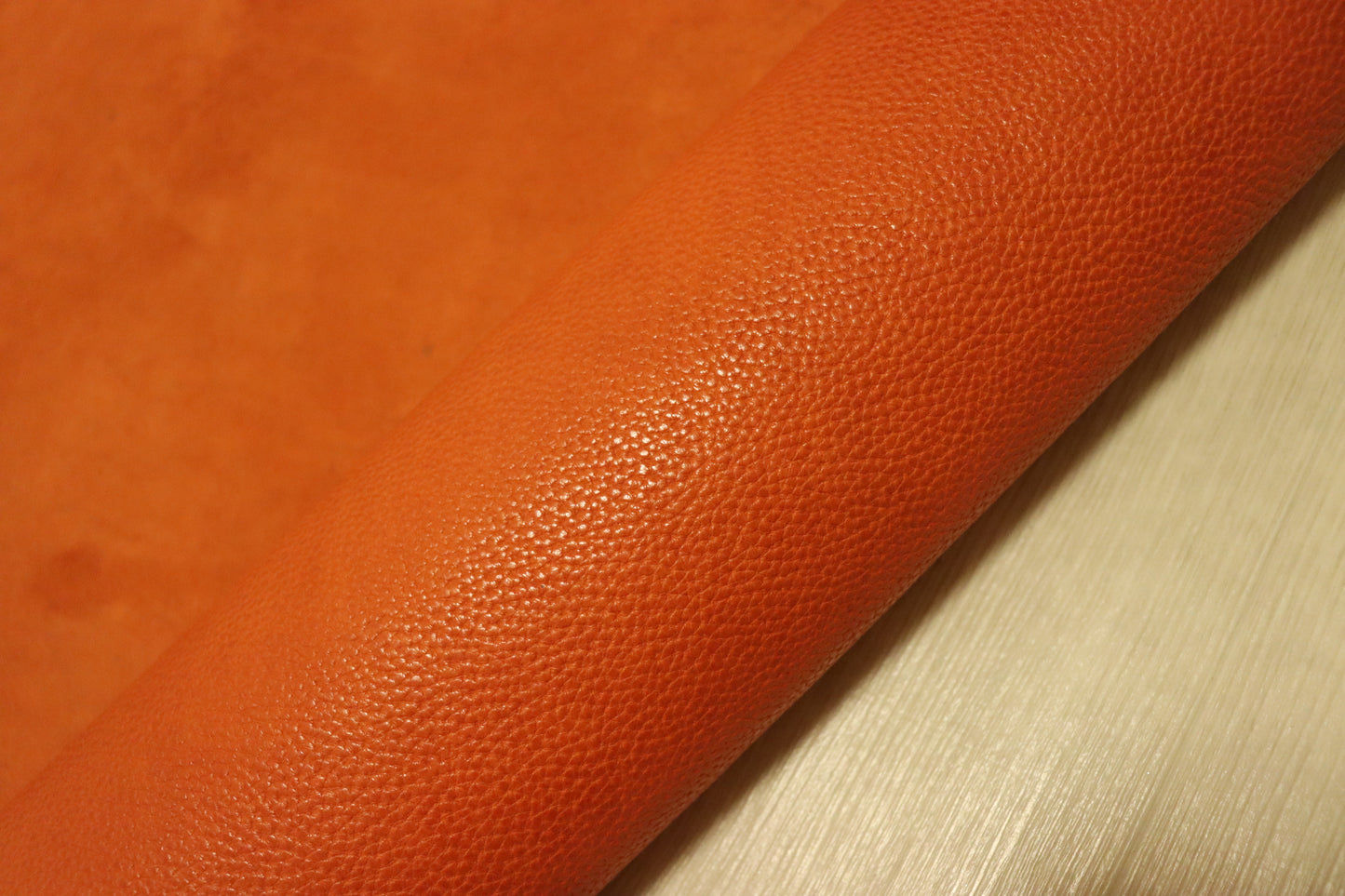 ds72円！ITALPEL　ショルダー　ヌメ革　オレンジ　シボ型押し　118ds