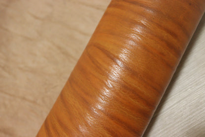 ds28円！訳あり　絞り加工　イエローキャメル　アニリン仕上げ　ヌメ革　83ds