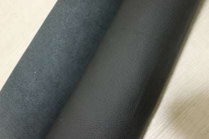 ds25円！新入荷！イタリアンレザー 顔料仕上げ　シボ型押し　ブラック　160ds