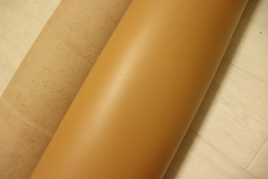 ds28円！ 新入荷！姫路レザー コンビヌメ イエローキャメル　顔料仕上げ　270ds