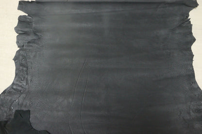 ds28円！新入荷！豚ヌメ　オイルワックス　ブラック　119ds