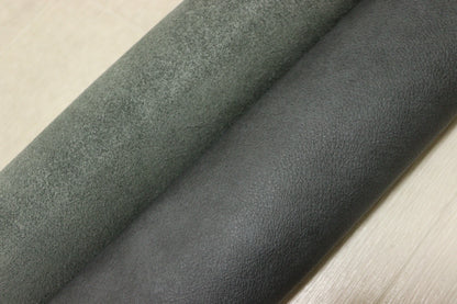 ds28円！新入荷！イタリアンレザー 　ムラ染加工　アッシュグレー　　281ds
