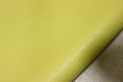 ds28円！ 新入荷！顔料仕上げ　イエロー　シボ型押し　180ds