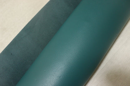 ds22円！ 新入荷！訳あり　顔料仕上げ　ピーコックグリーン　シボ型押し　200ds