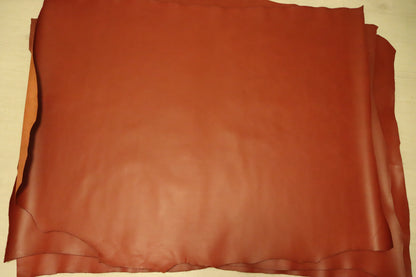 ds75円！イタリアンレザー　ショルダー　オイルヌメ　レッドブラウン　130ds