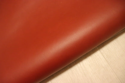 ds75円！イタリアンレザー　ショルダー　オイルヌメ　レッドブラウン　130ds