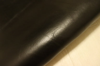 ds75円！新入荷！上質！ブラック　オイルヌメ　極厚ショルダー 150ds